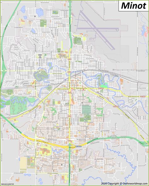 minot city limits|Minot Map .